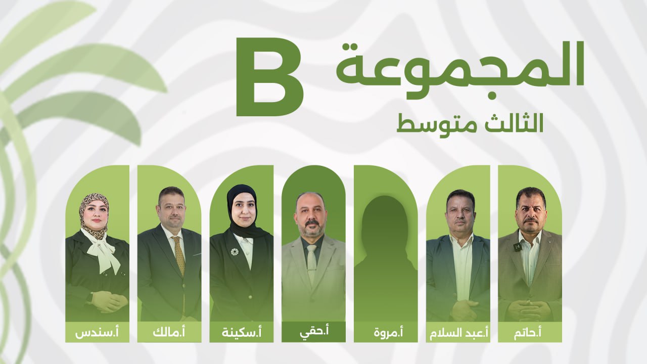B المجموعة